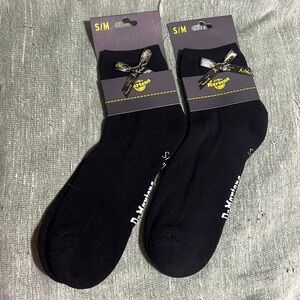 Dr. Martens Airwair Black bow socks